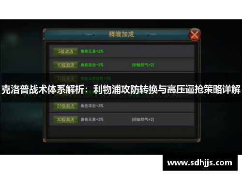 克洛普战术体系解析：利物浦攻防转换与高压逼抢策略详解
