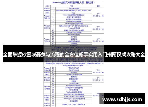 全面掌握欧国联赛参与流程的全方位新手实用入门指南权威攻略大全 全面掌握欧国联赛参与流程的全方位新手实用入门指南权威攻略大全